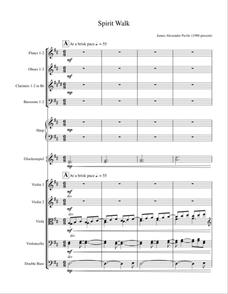 Spirit Walk Large Ensemble scores gallery preview page 2