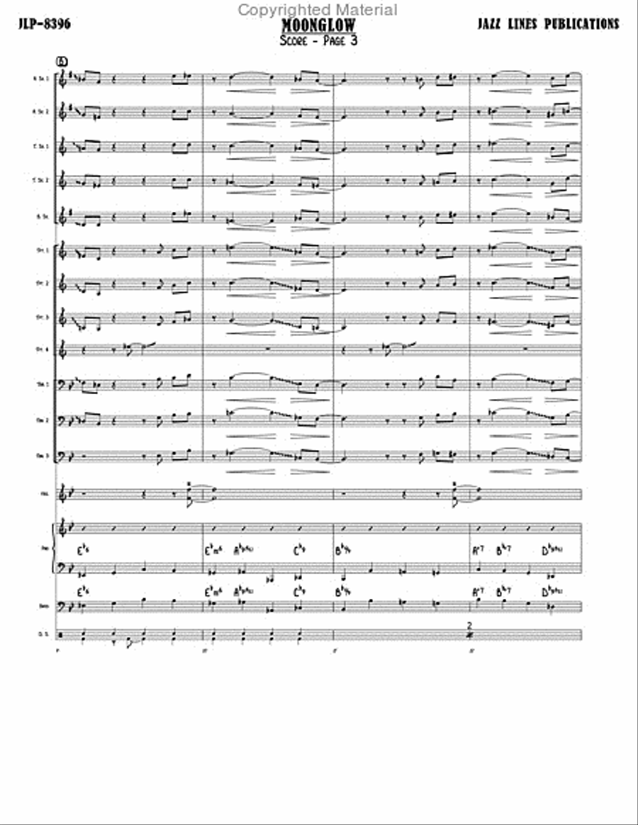 Moonglow Big Band scores gallery preview page 6