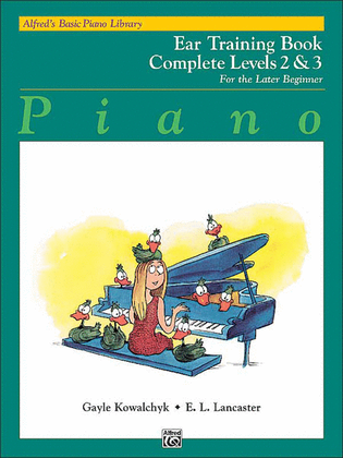 Book cover for Alfred's Basic Piano Library: Ear Training Book Complete 2 & 3