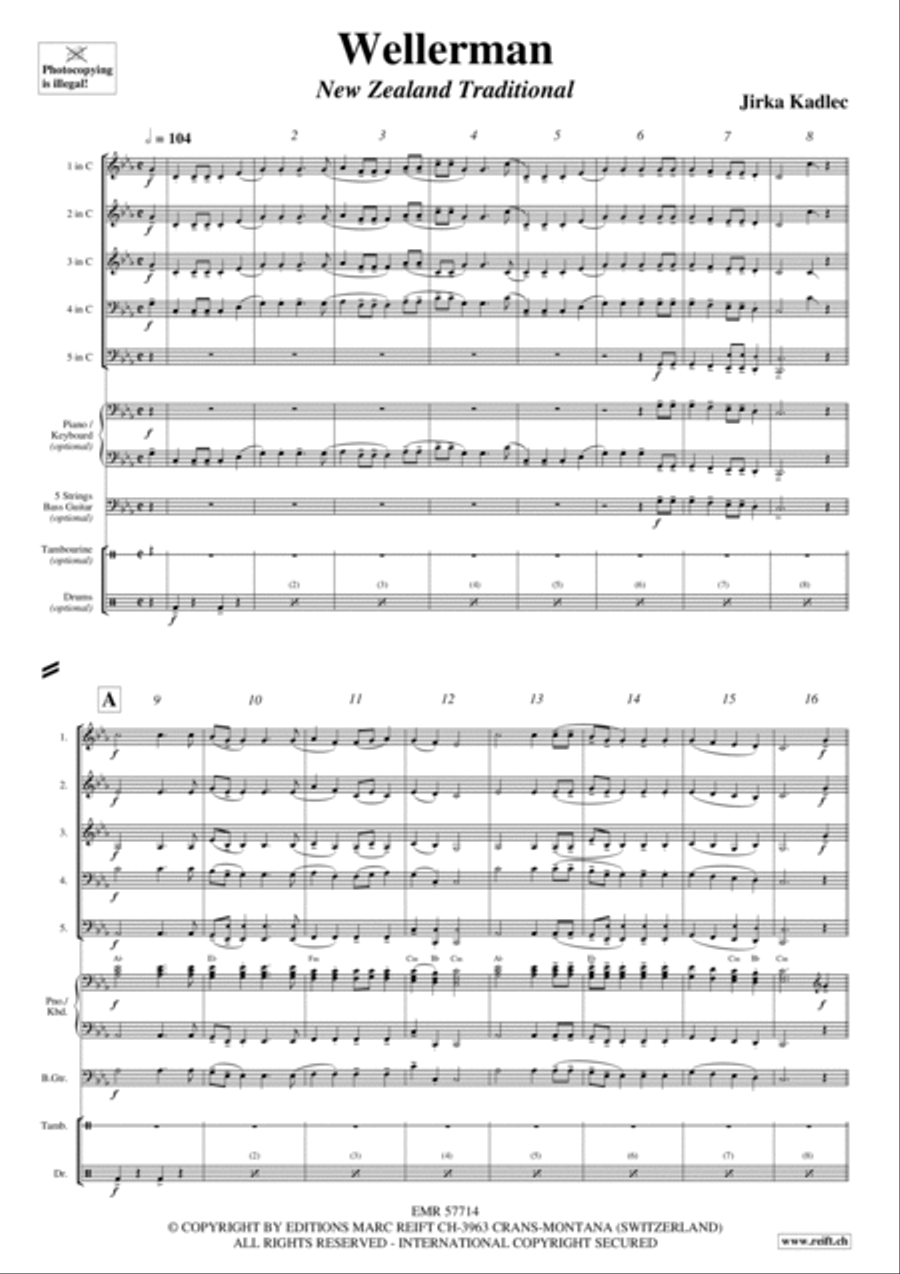 Wellerman Score scores gallery preview page 3