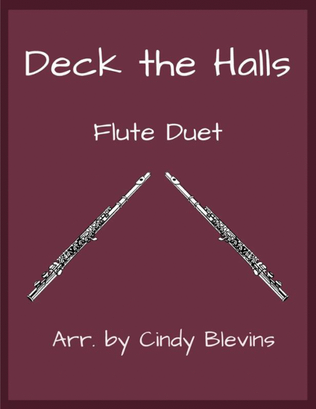 Book cover for Deck the Halls, for Flute Duet