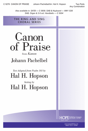 Book cover for Canon of Praise