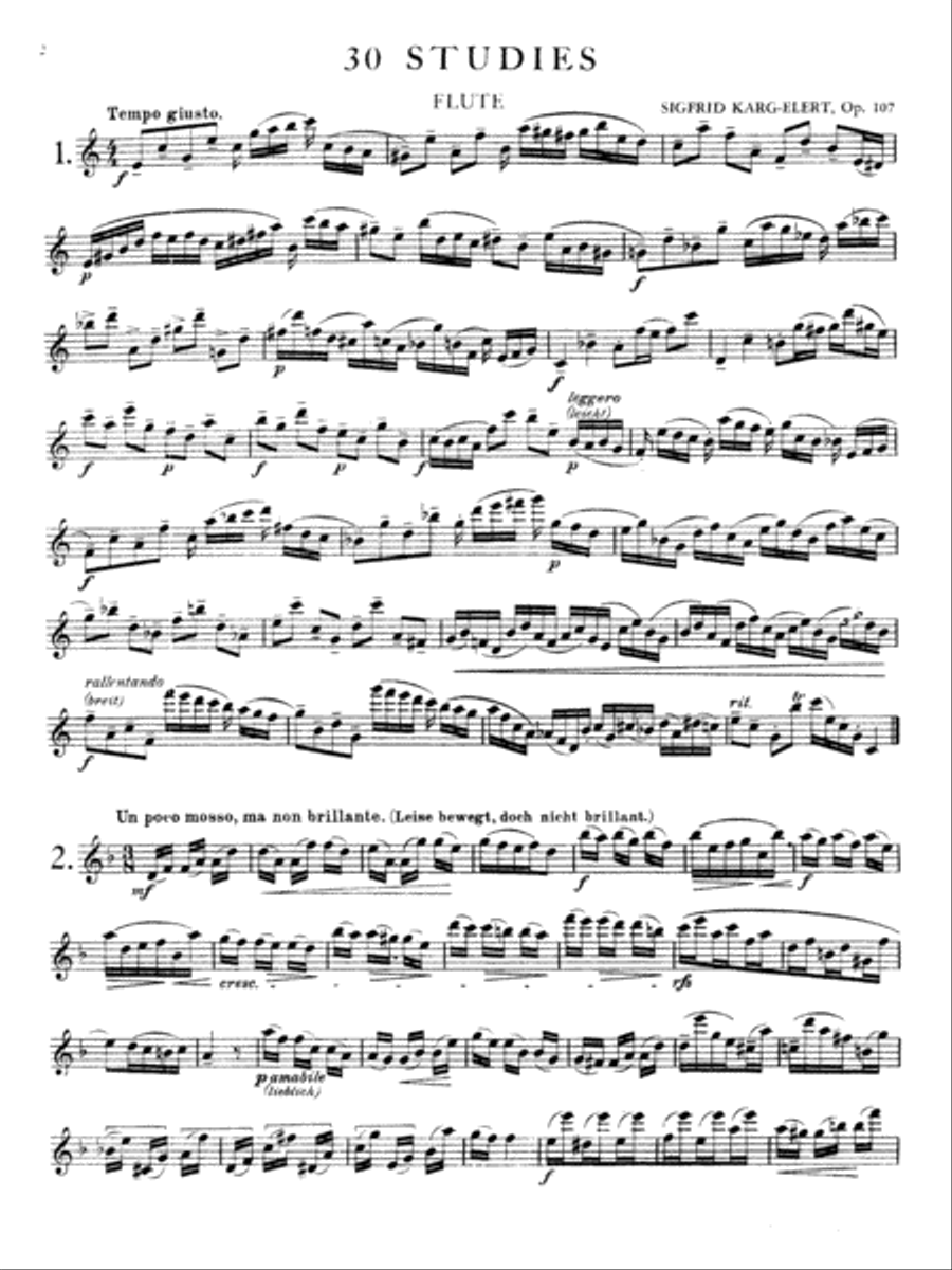 Thirty Studies Op.107 Thirty Studies Op.107 Flute scores gallery preview page 3