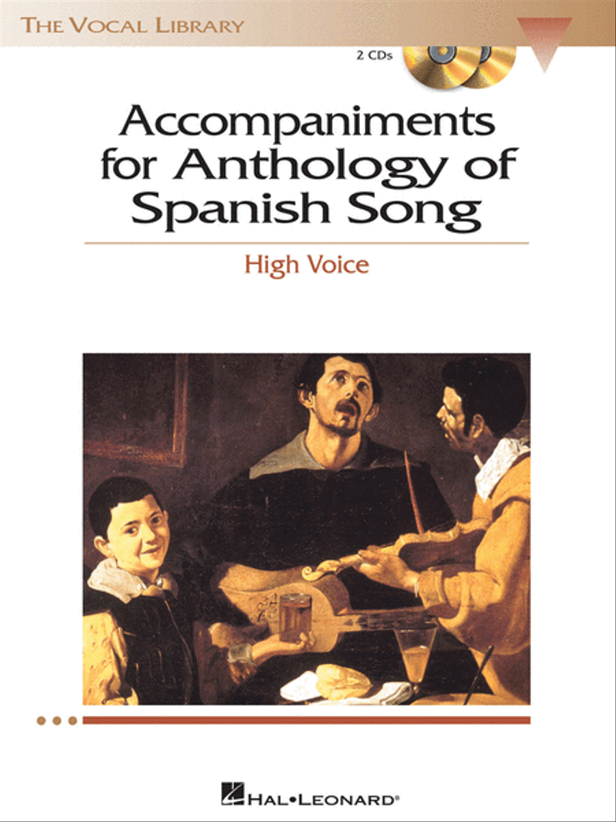 Anthology of Spanish Song Accompaniment CDs Voice scores gallery preview page 1