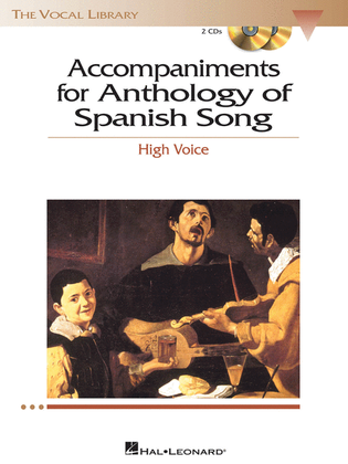 Book cover for Anthology of Spanish Song Accompaniment CDs