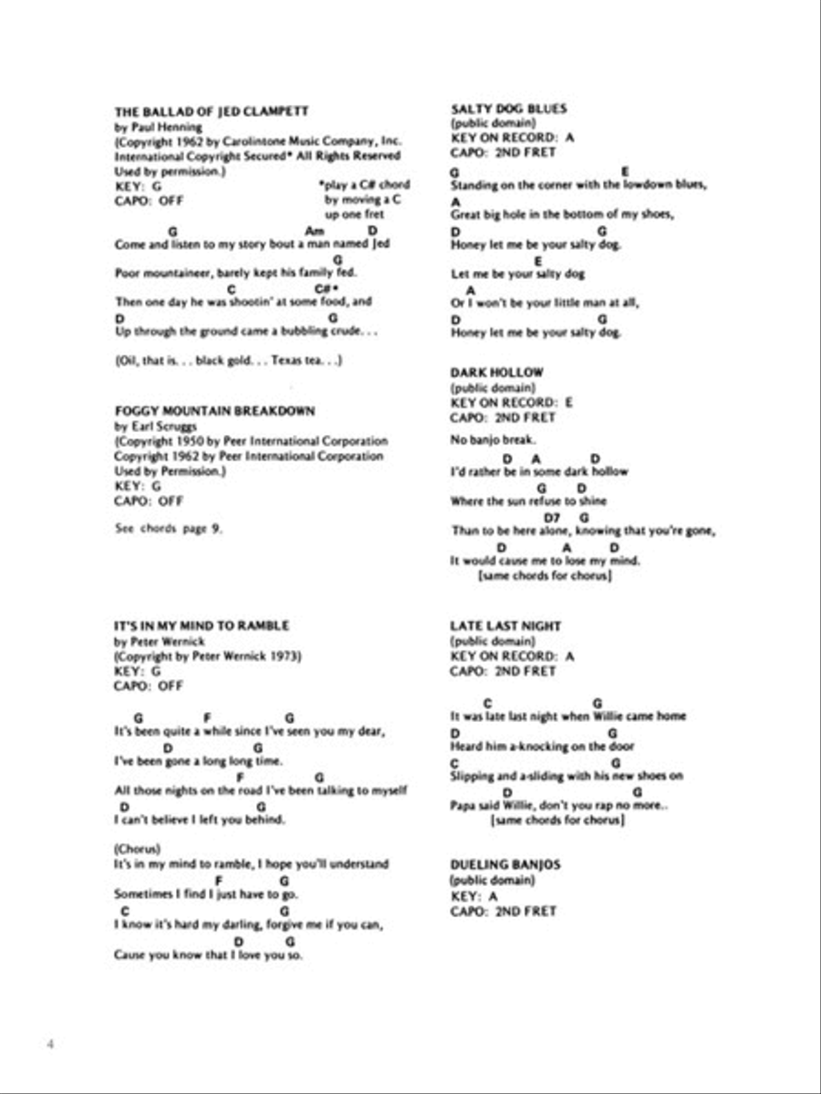 Bluegrass Banjo - Music Minus One image number null