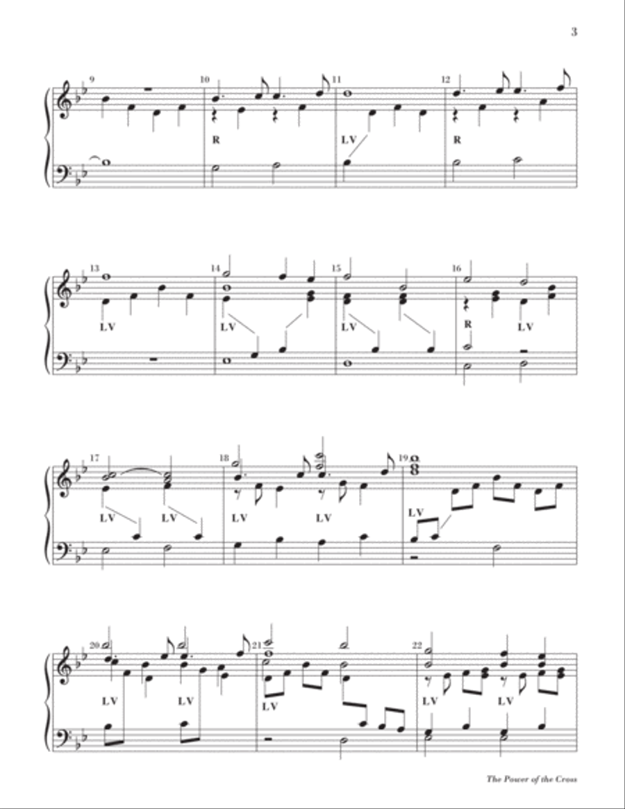 The Power of the Cross 3-Octaves scores gallery preview page 4