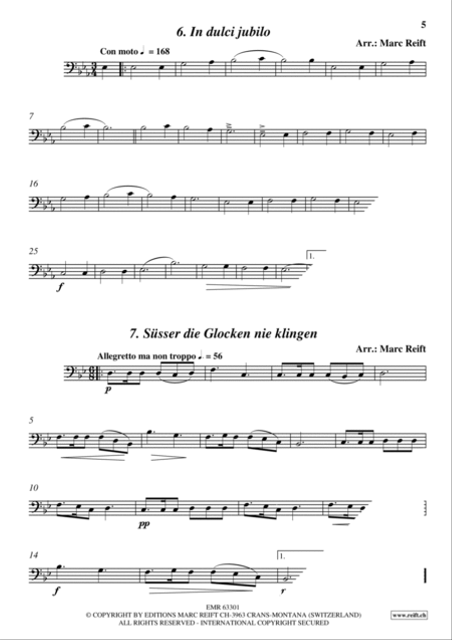 35 Easy Christmas Solos Bassoon Solo scores gallery preview page 5