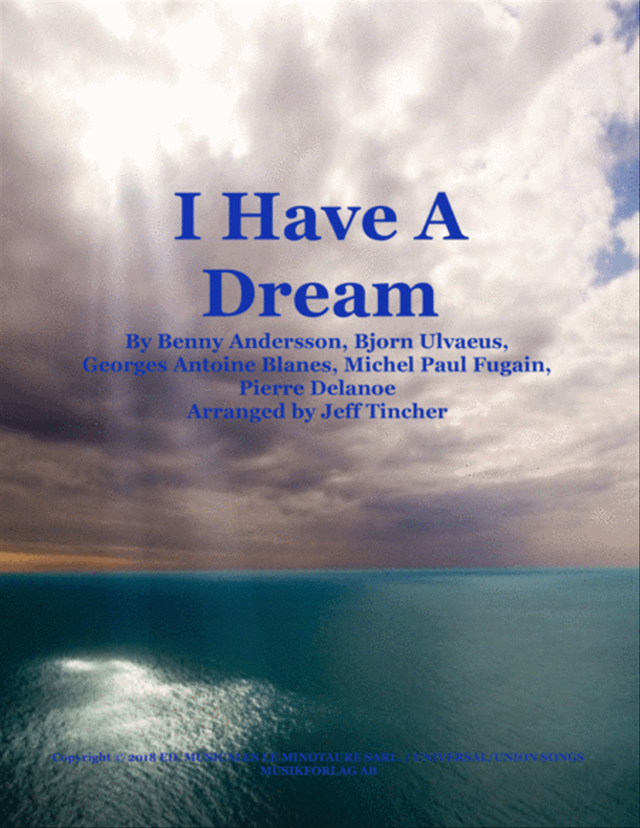 I Have A Dream Voice scores gallery preview page 1