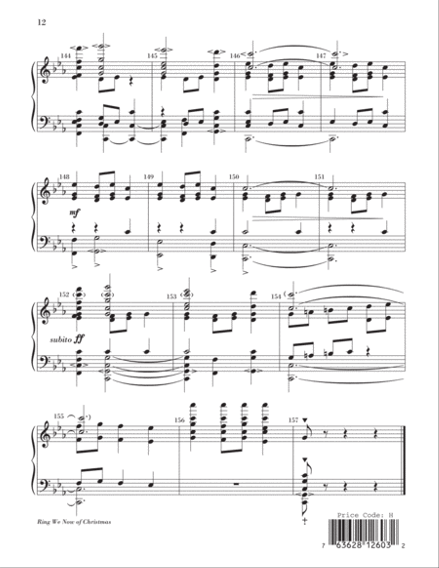 Ring We Now of Christmas Ring We Now of Christmas 5-Octaves scores gallery preview page 13