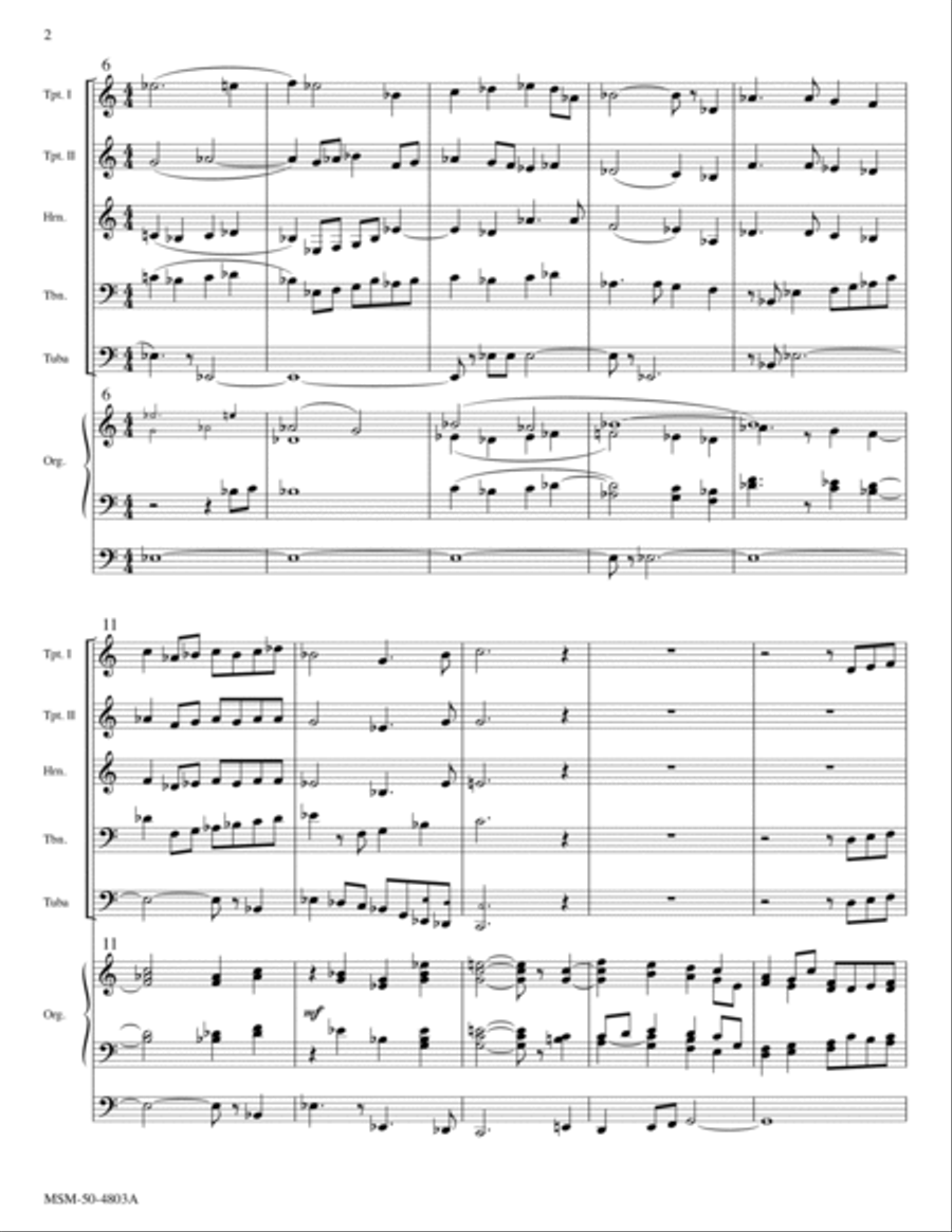 The Day of Resurrection Choir scores gallery preview page 2