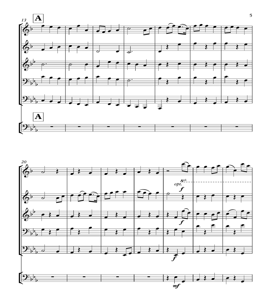 Jupiter (Holst)- Brass Quintet image number null