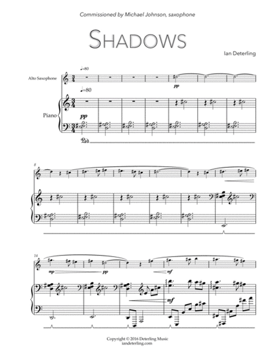 Shadows (alto saxophone) image number null