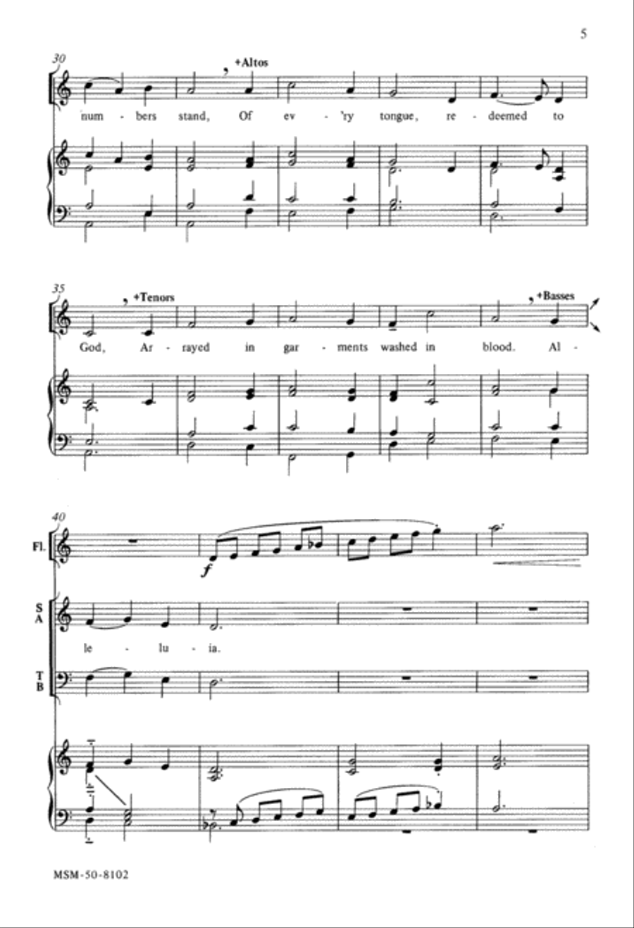 Around the Throne Around the Throne 4-Part scores gallery preview page 4
