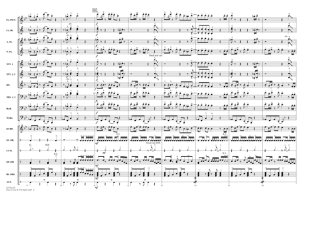 (You've Got It) The Right Stuff (arr. Ishbah Cox) - Conductor Score (Full Score)