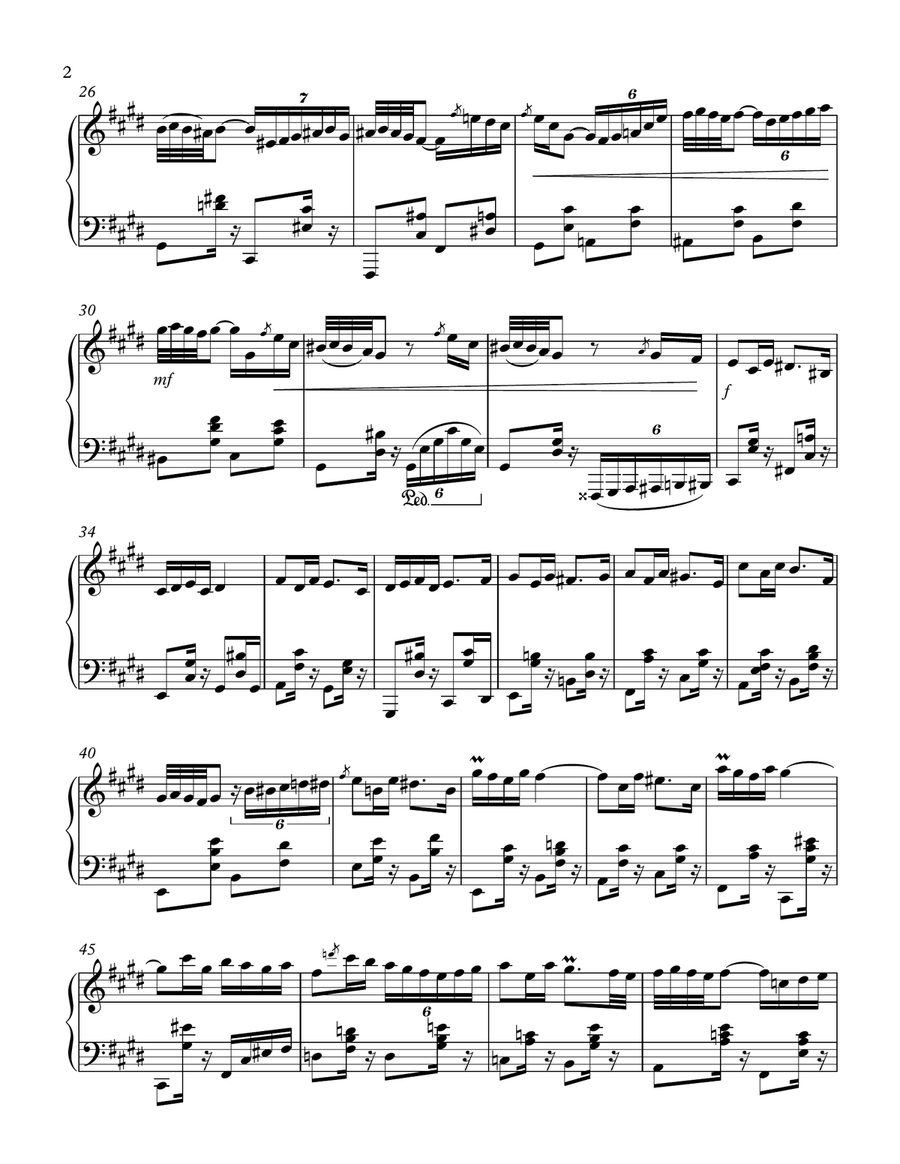 Klezmer Dance #1 for Piano Piano Method scores gallery preview page 2