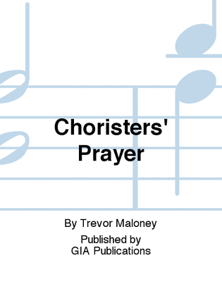 Choristers' Prayer