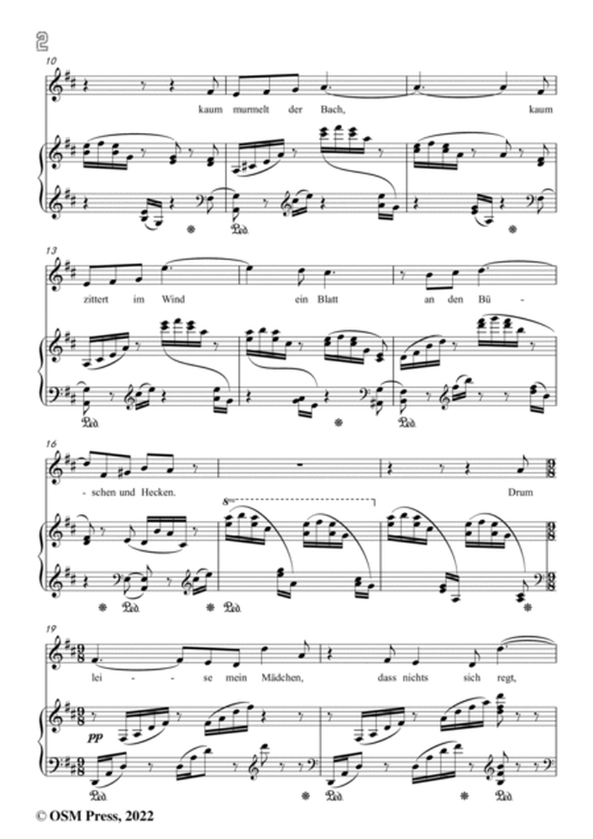 Richard Strauss-Ständchen,in D Major image number null
