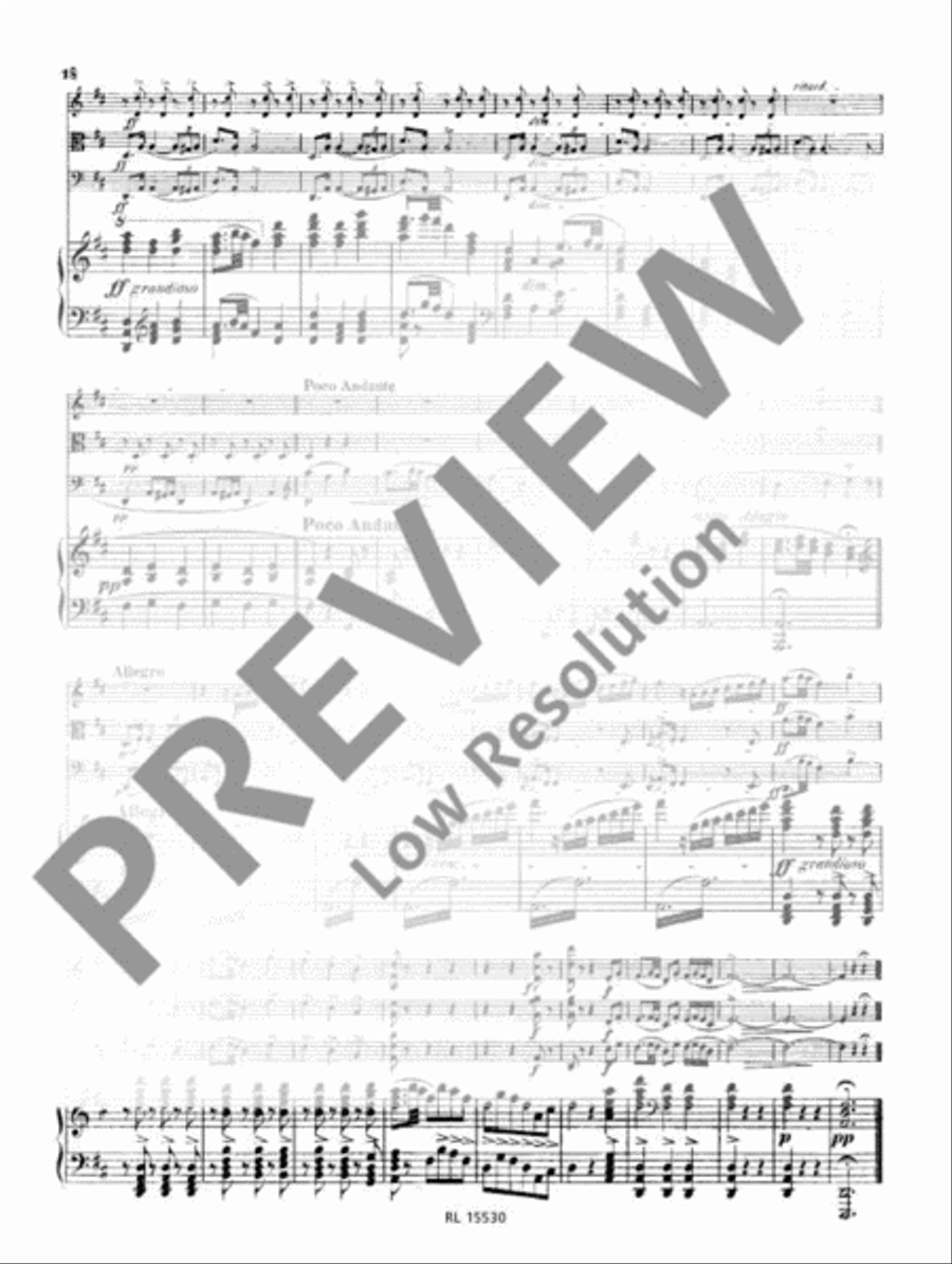 Quartet D major Quartet D major Cello scores gallery preview page 19