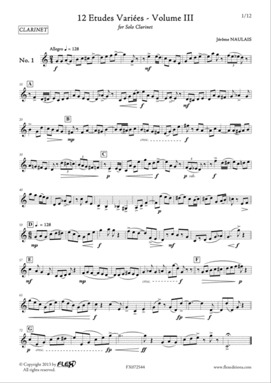 12 Etudes Variees - Volume III image number null