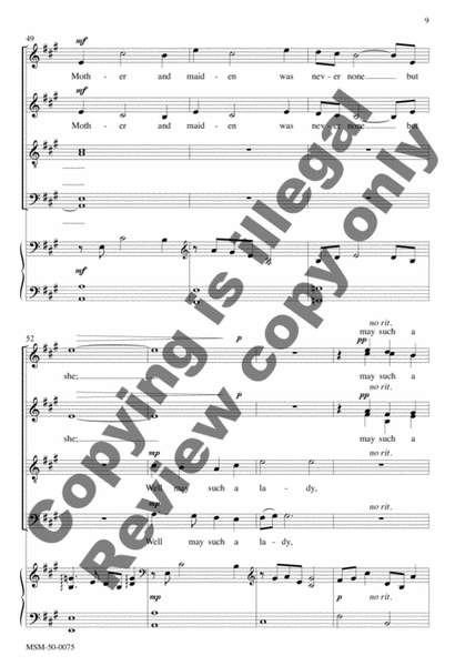 God's Mother Be (Choral Score) image number null