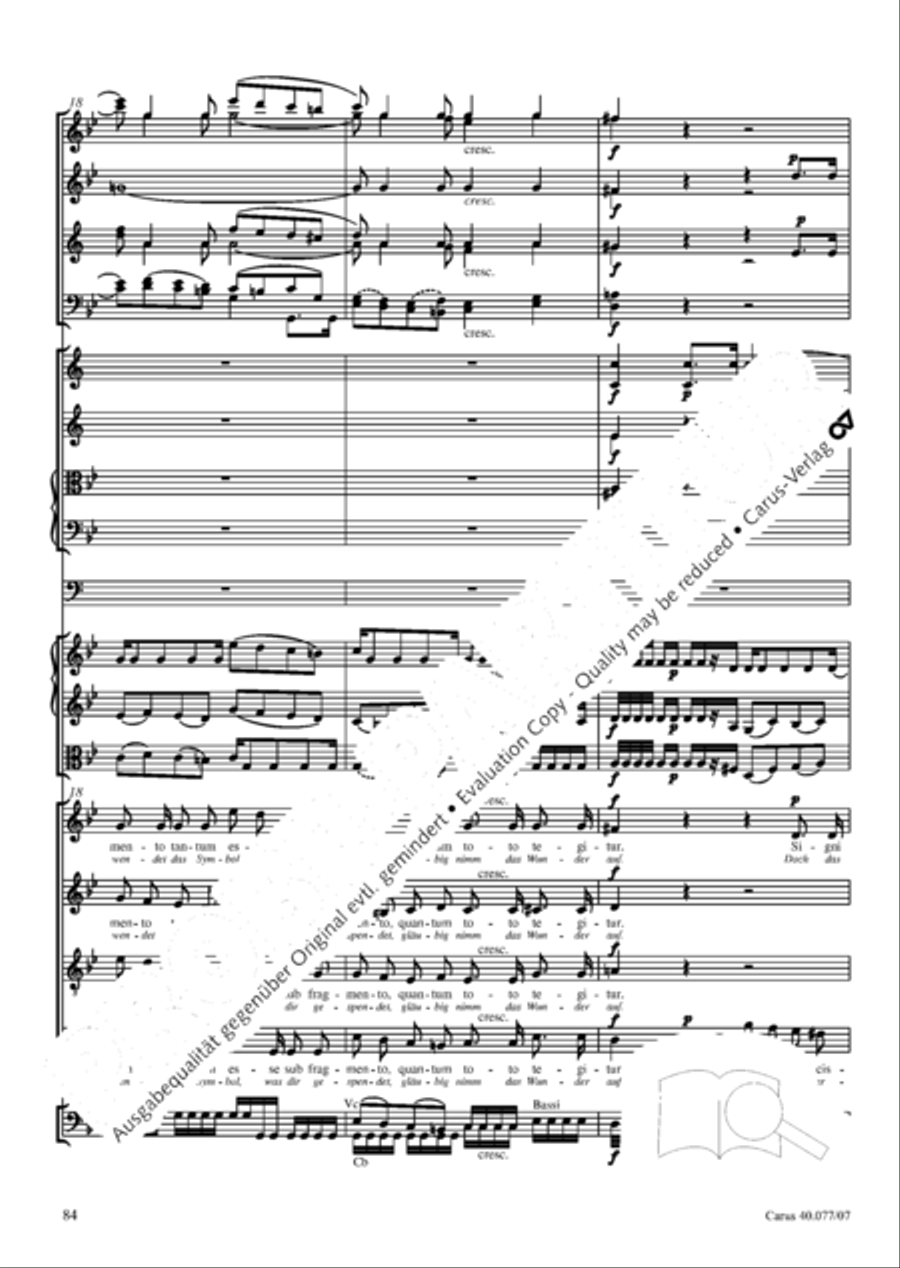 Lauda Sion 4-Part scores gallery preview page 97