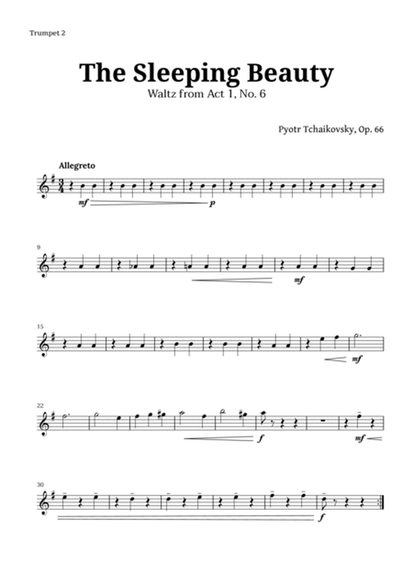 The Sleeping Beauty Waltz for Brass Quartet and Piano image number null