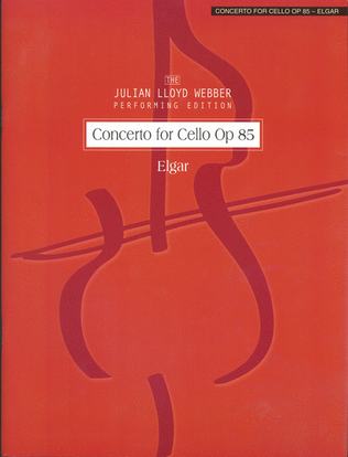 Book cover for Concerto for Cello Op. 85