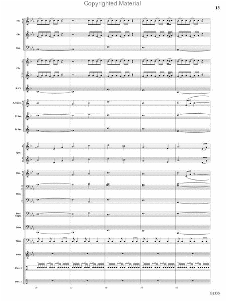Raiders of the High Seas Concert Band scores gallery preview page 12