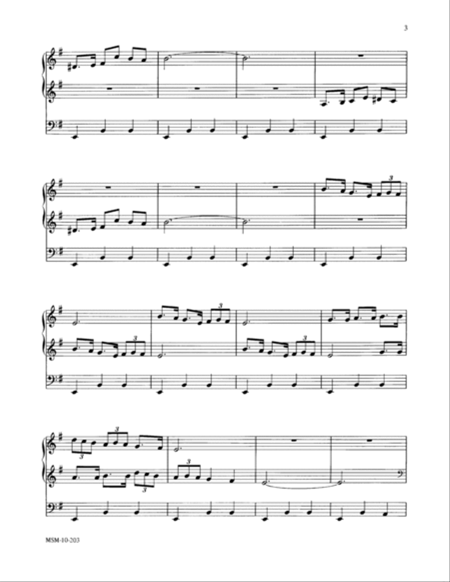 Three for Epiphany Three for Epiphany Organ scores gallery preview page 2