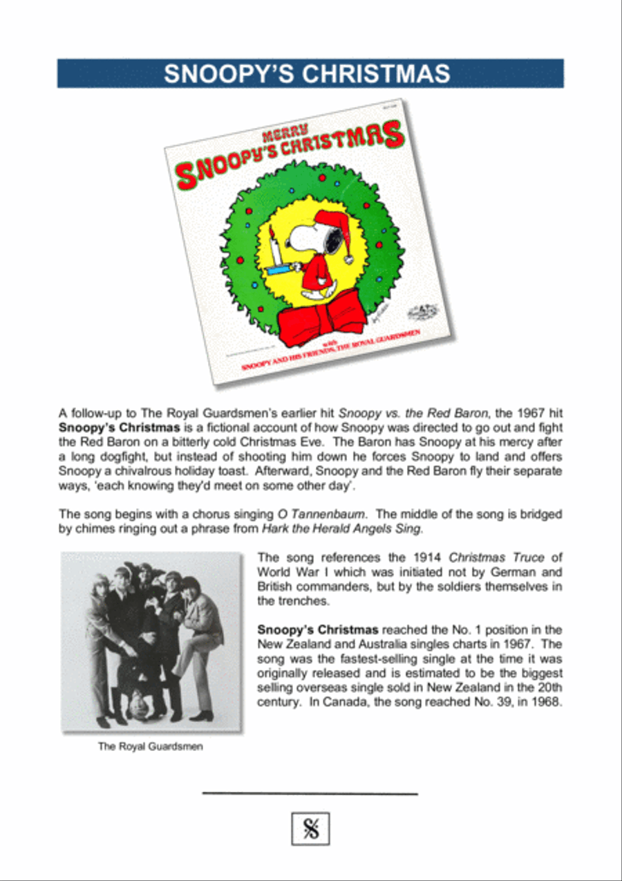 Snoopy's Christmas SSA scores gallery preview page 2