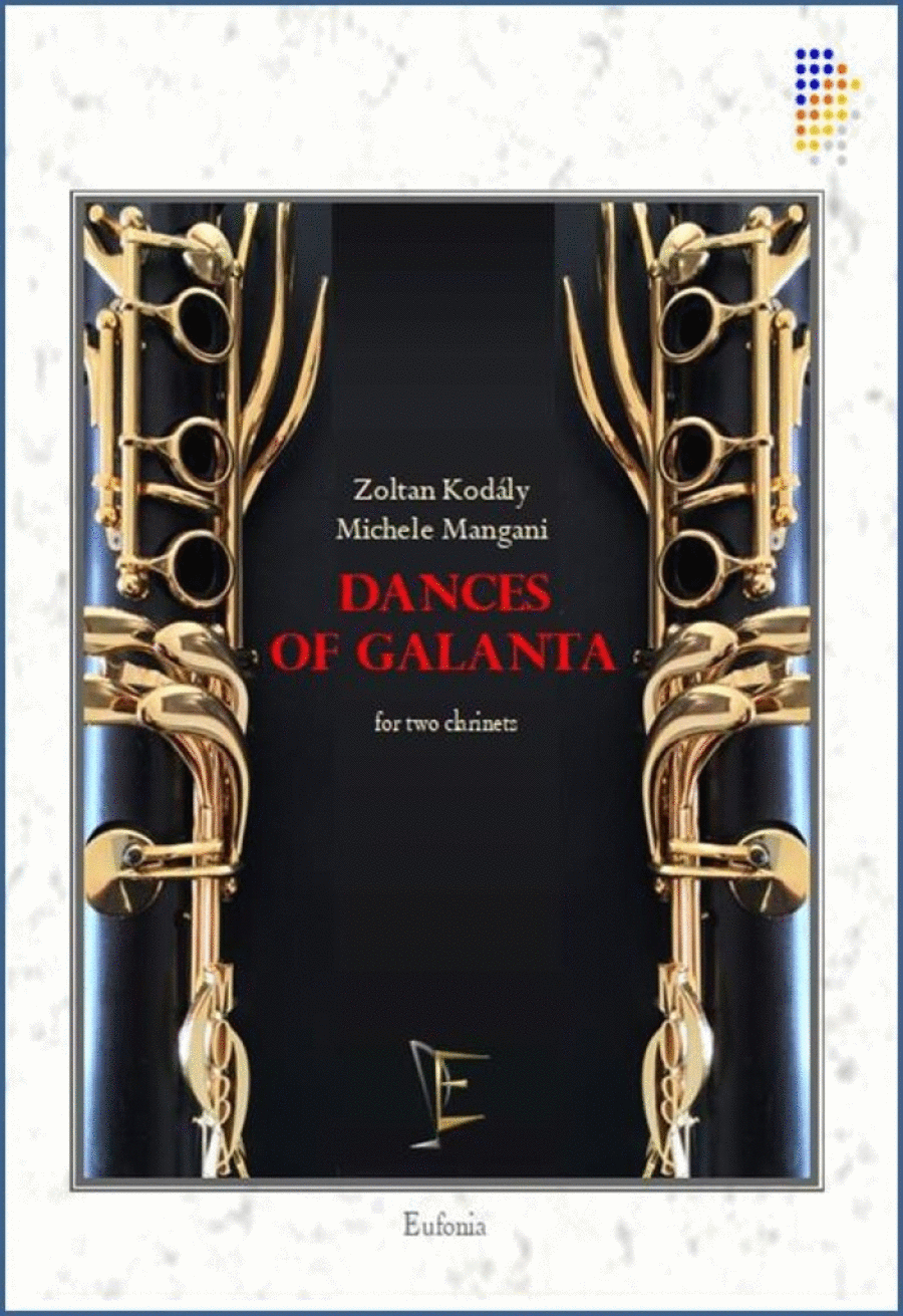 Dances Of Galanta For Two Clarinets Clarinet Duet scores gallery preview page 1