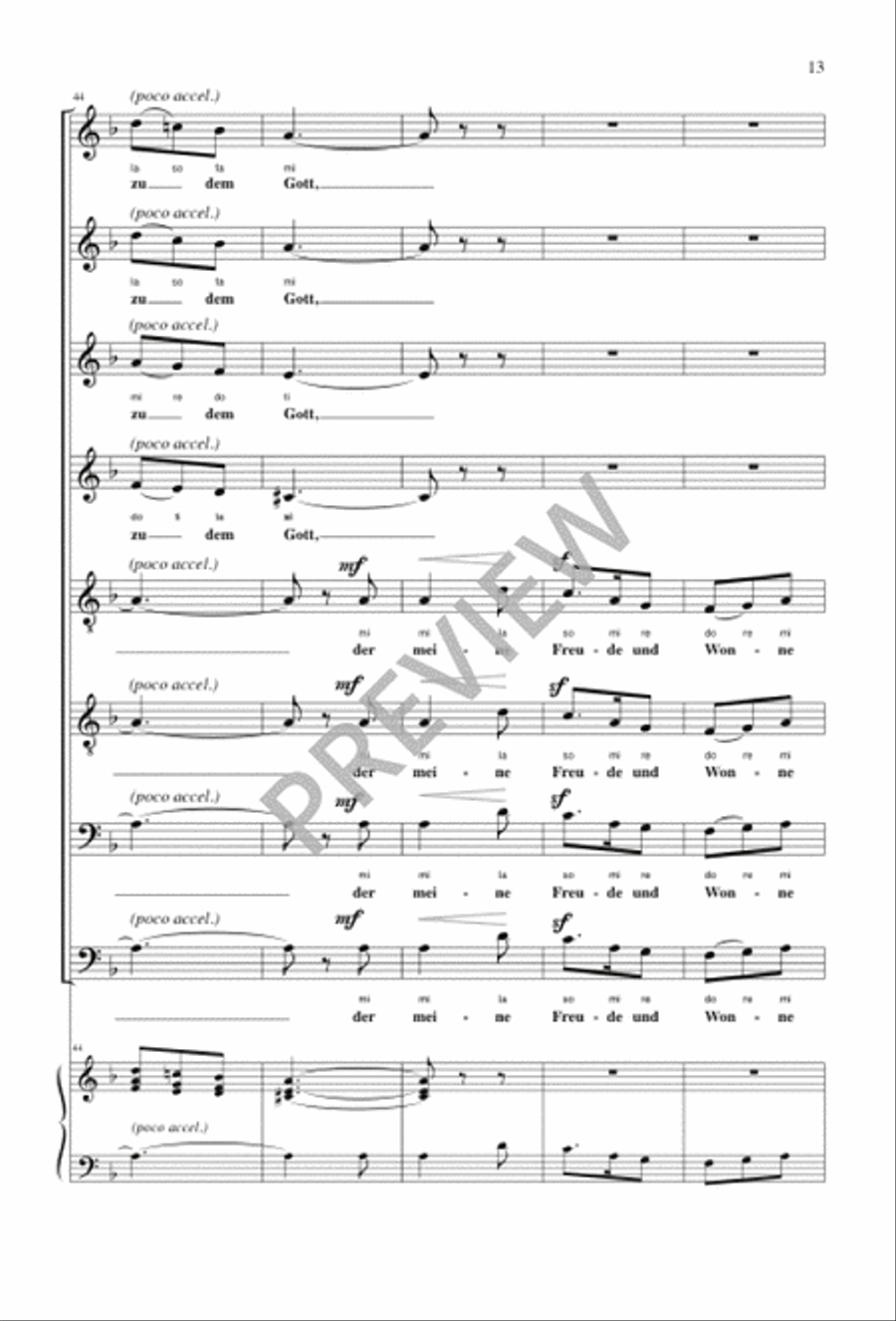 Richte mich, Gott Richte mich, Gott SSAATTBB scores gallery preview page 13