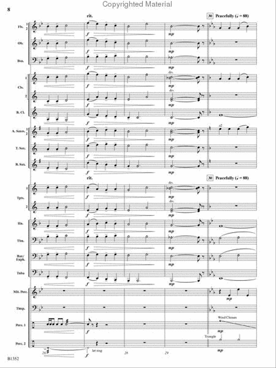 A Christmas Montage Concert Band scores gallery preview page 7
