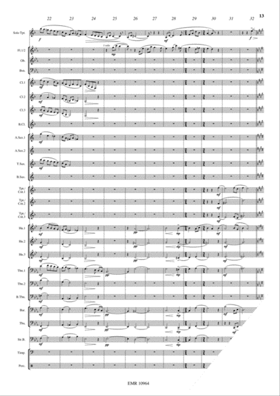 Japanese Folksongs Concert Band scores gallery preview page 9