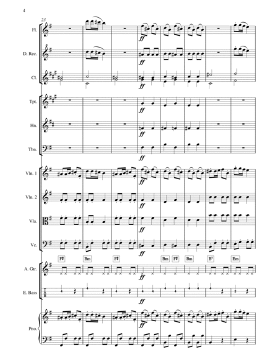EASIER SCHOOL ORCHESTRA SERIES 9 Turkish March Beethoven Full Orchestra scores gallery preview page 5
