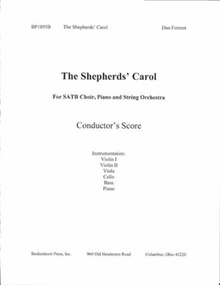 Book cover for The Shepherds' Carol