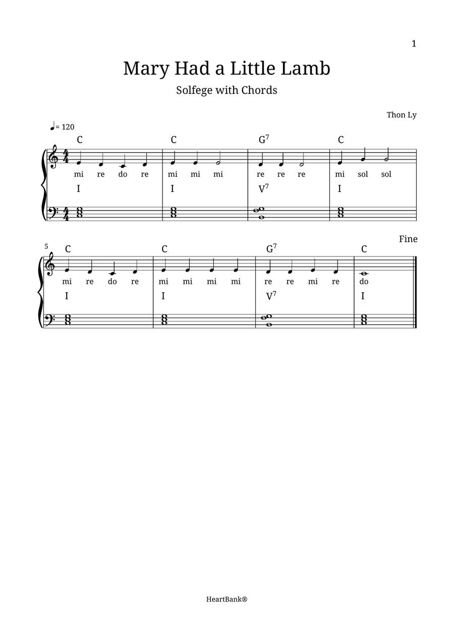 Simple mary had a little lamb piano deals