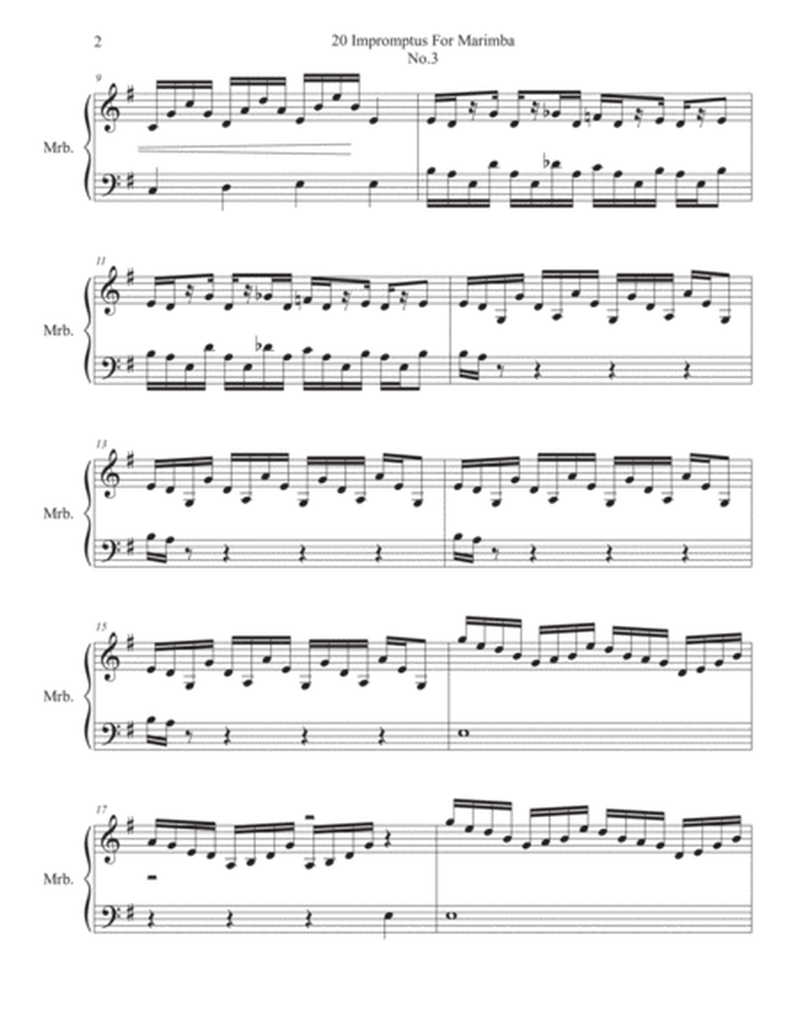 Impromptu No.3 For Marimba