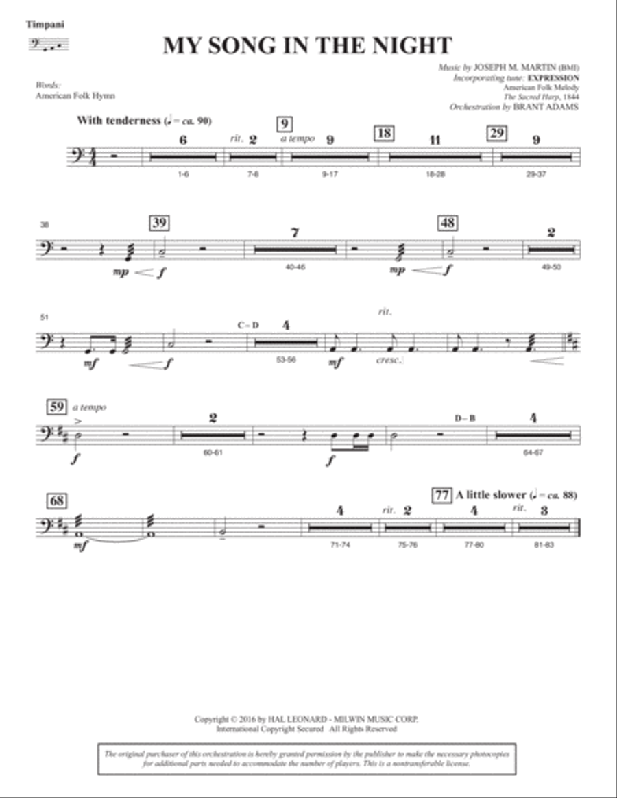 Sacred Places - Timpani Sacred Places - Timpani Choir scores gallery preview page 4