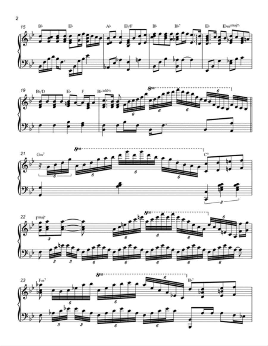 Someone That I Used To Love Piano Solo scores gallery preview page 2