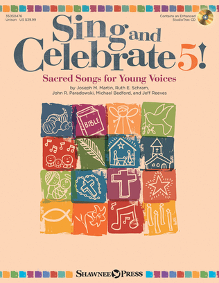 Book cover for Sing and Celebrate 5! Sacred Songs for Young Voices
