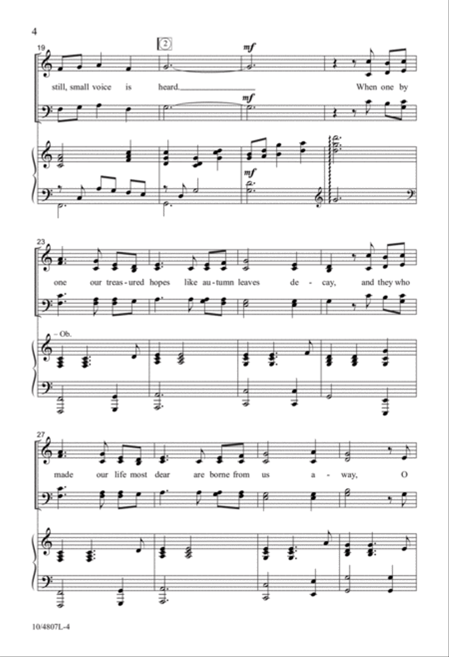 My Burden Is Light 4-Part scores gallery preview page 4