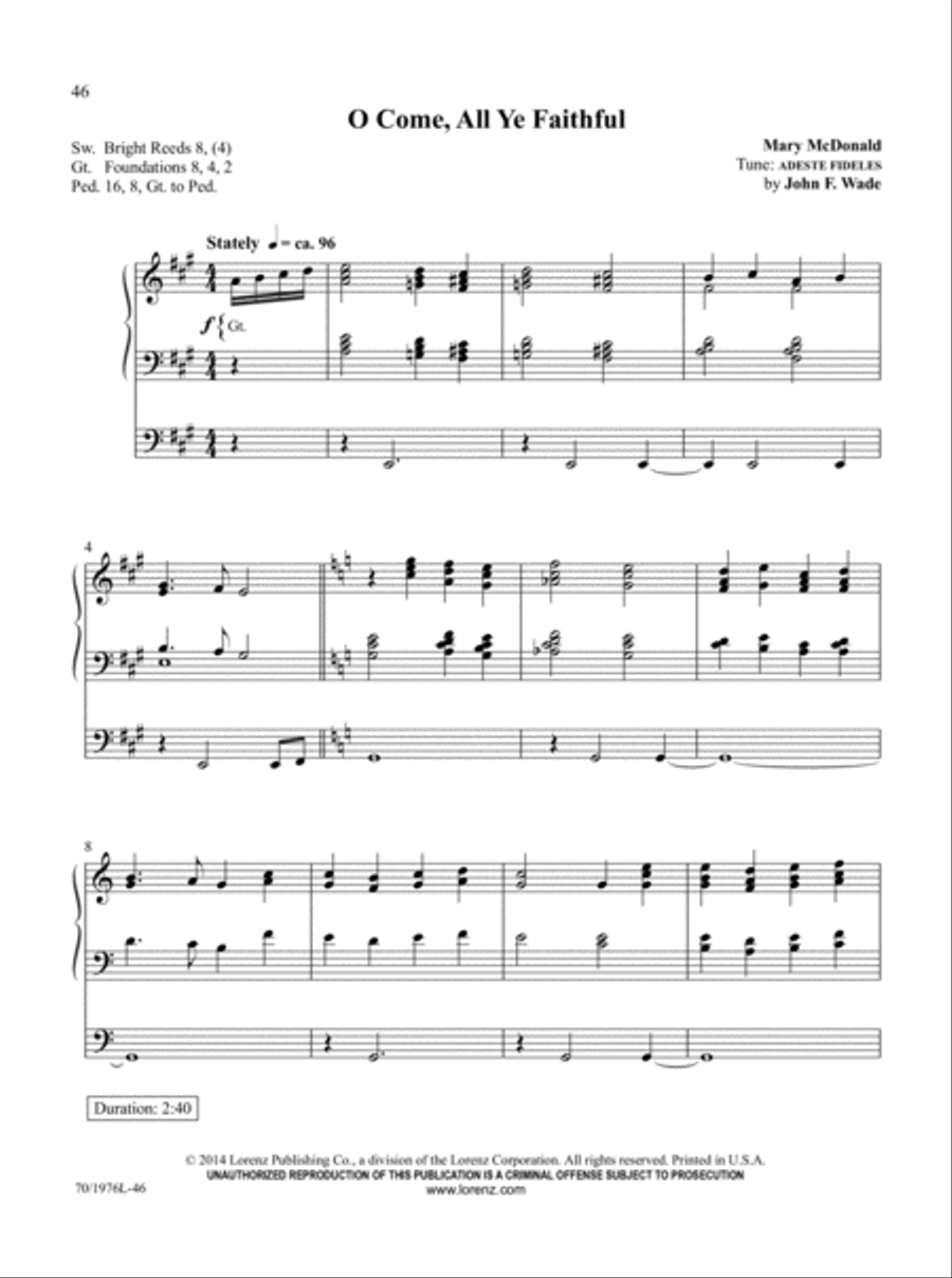 The Organist's Library, Vol. 60 Organ Solo scores gallery preview page 17