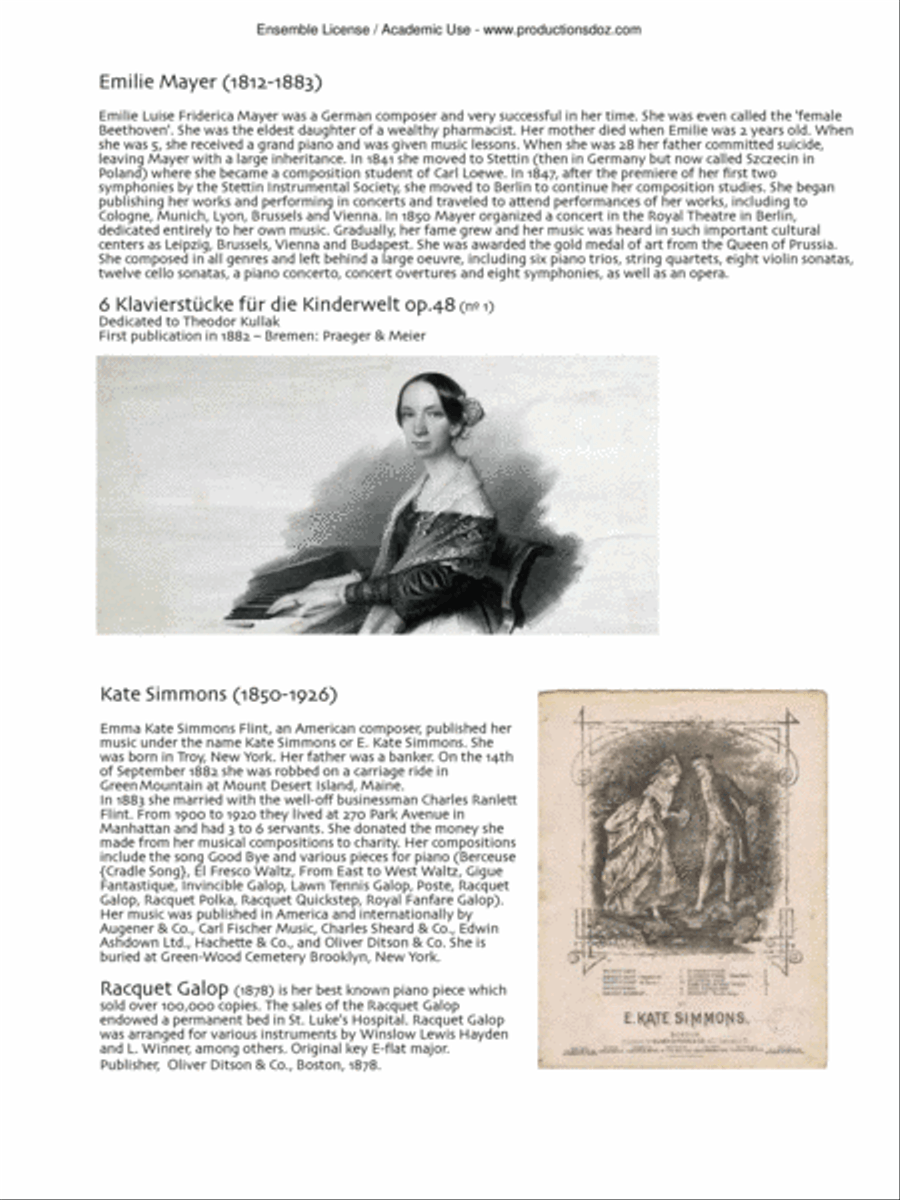 Women Composers - Guitar Transcriptions Classical Guitar scores gallery preview page 6