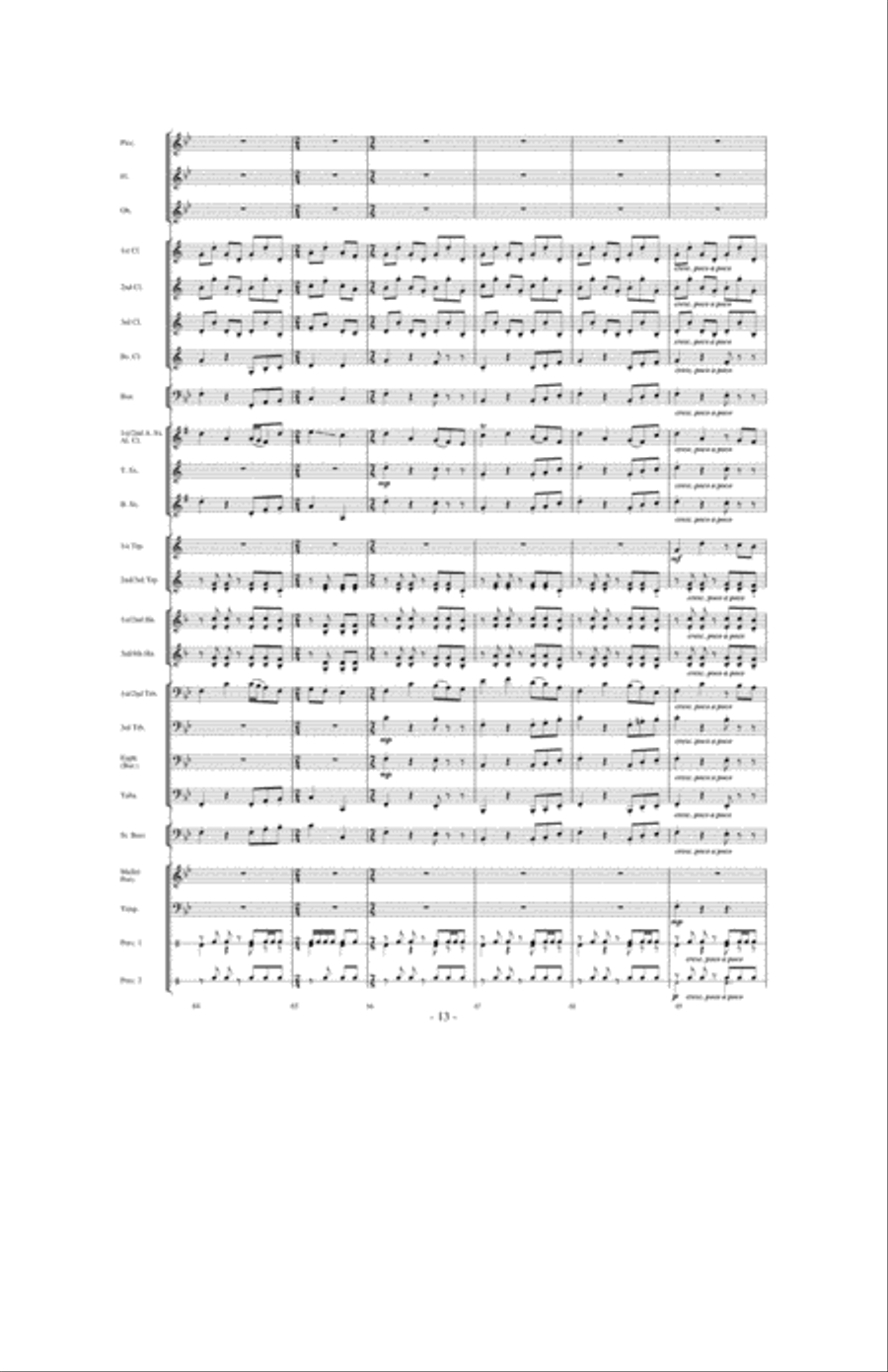Moonscape Concert Band scores gallery preview page 12