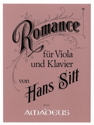 Book cover for Romance op. 72