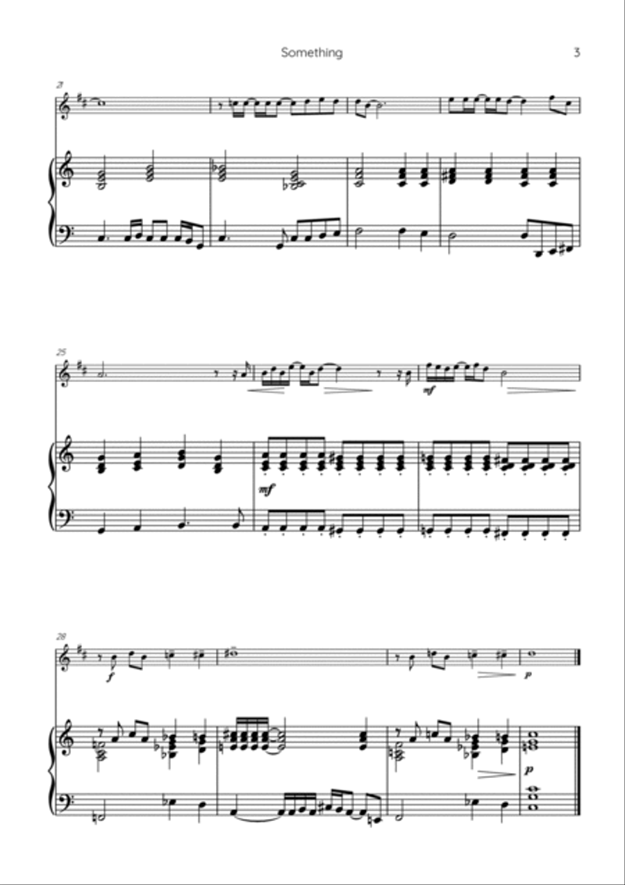 Something Something Bass Clarinet scores gallery preview page 3