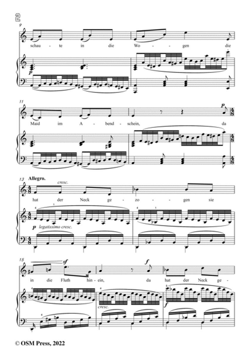 Loewe-Es schaute in die Wogen,in a minor,Op.134 No.1,from Agnete
