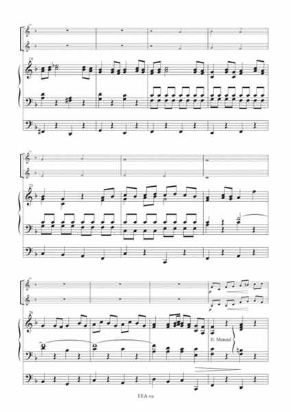 Now thank we all our god from cantata BWV 79 - arrangement for two trumpets and organ